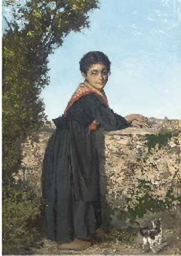 Ragazza in attesa